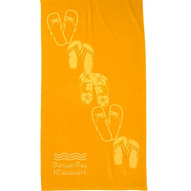 Tone on Tone Stock Art Towel - Sandals