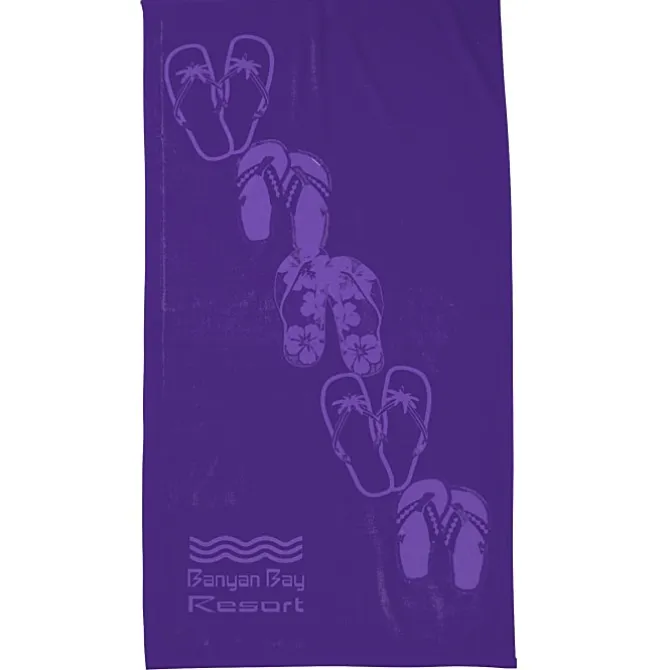 Tone on Tone Stock Art Towel - Sandals