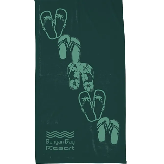 Tone on Tone Stock Art Towel - Sandals