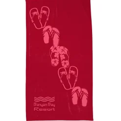 Tone on Tone Stock Art Towel - Sandals