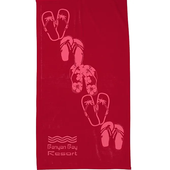 Tone on Tone Stock Art Towel - Sandals