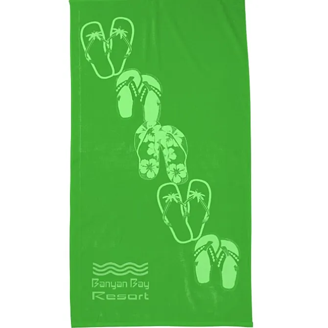 Tone on Tone Stock Art Towel - Sandals