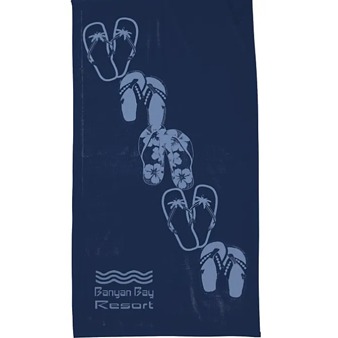 Tone on Tone Stock Art Towel - Sandals