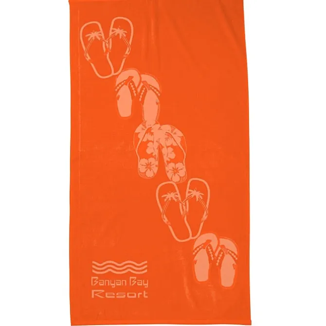 Tone on Tone Stock Art Towel - Sandals