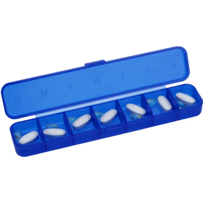 Traveler's Weekly Pill Box