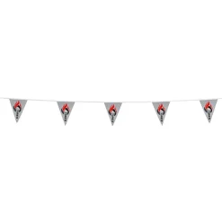 30' Triangle Pennant String - 12 inches x 9 inches - 16 Pennants - One Sided