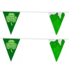 20' Triangle Pennant String - 12 inches x 9 inches - 11 Pennants - Two Sided - Alternating