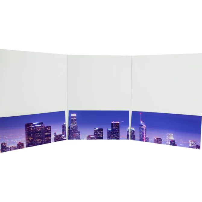 Tri-Fold Three-Pocket Presentation Folder