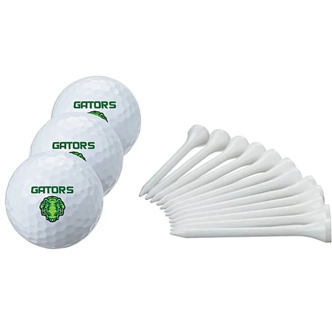 Triple Golf Ball and Tee Clam Pack