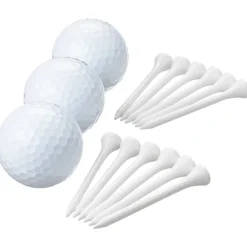Triple Golf Ball and Tee Clam Pack