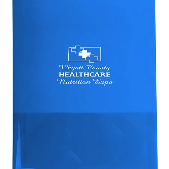 Tri Pocket Poly Presentation Folder
