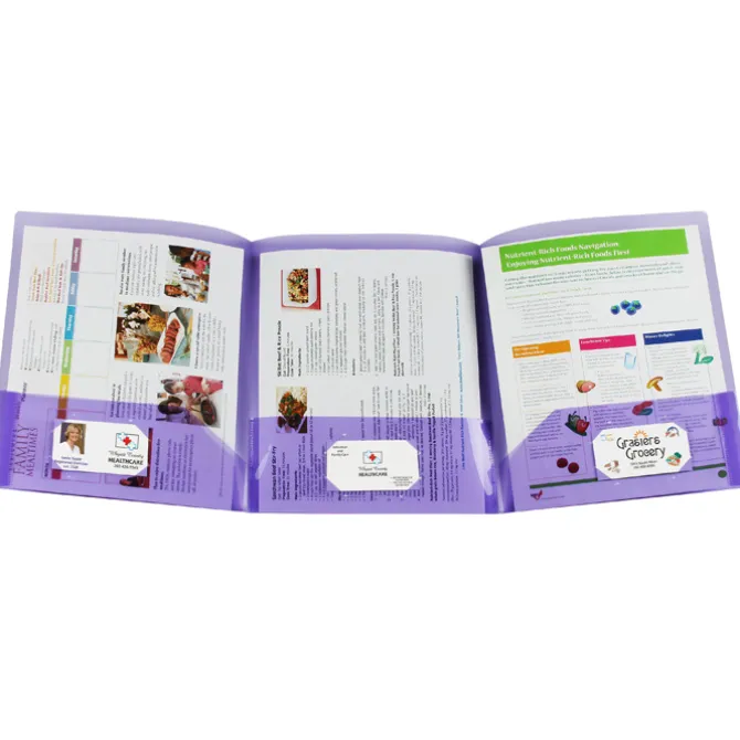 Tri Pocket Poly Presentation Folder