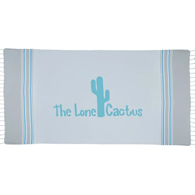 Turkish Peshtemal Beach Towel - White