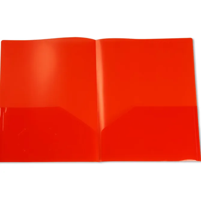 Twin Pocket Poly Presentation Folder - Translucent
