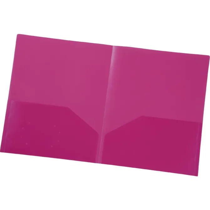 Twin Pocket Poly Presentation Folder - Frost