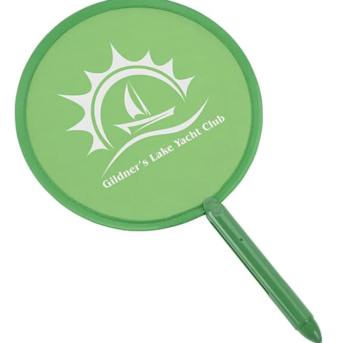 Twistable Breeze Hand Fan With Pen