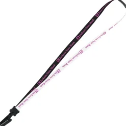 Two-Tone Cotton Lanyard - 5/8 inches - Plastic Bulldog Clip - 24 hr