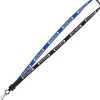 Two-Tone Cotton Lanyard - 5/8 inches - Metal Swivel Snap Hook - 24 hr