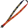 Two-Tone Cotton Lanyard - 7/8 inches - Plastic O-Ring - 24 hr