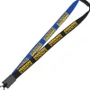 Two-Tone Cotton Lanyard - 7/8 inches - Snap Buckle Release - 24 hr