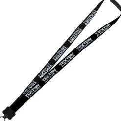 Two-Tone Smooth Nylon Lanyard - 7/8 inches - 36 inches - Plastic O-Ring