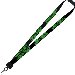 Two-Tone Smooth Nylon Lanyard - 7/8 inches - 36 inches - Metal Swivel Snap Hook