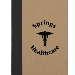 Two-Tone Stitched Notebook - 24 hr