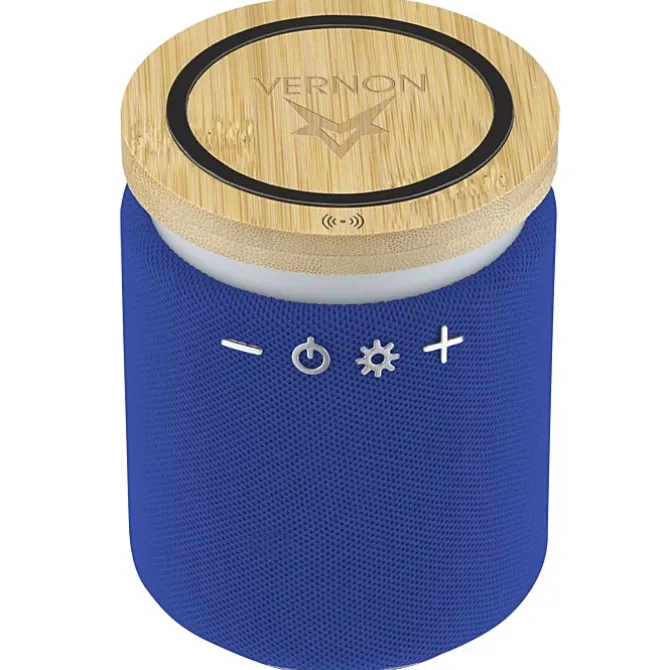 Ultra Sound Speaker with 10W Bamboo Wireless Charger