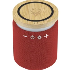 Ultra Sound Speaker with 10W Bamboo Wireless Charger