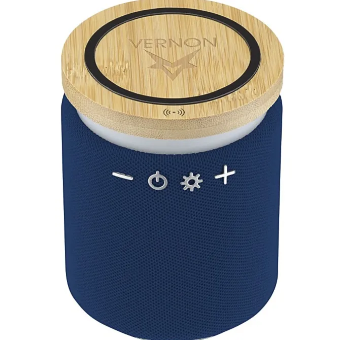 Ultra Sound Speaker with 10W Bamboo Wireless Charger
