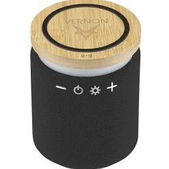 Ultra Sound Speaker with 10W Bamboo Wireless Charger