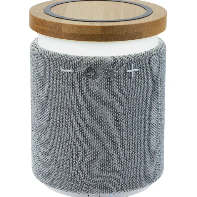 Ultra Sound Speaker with 10W Bamboo Wireless Charger