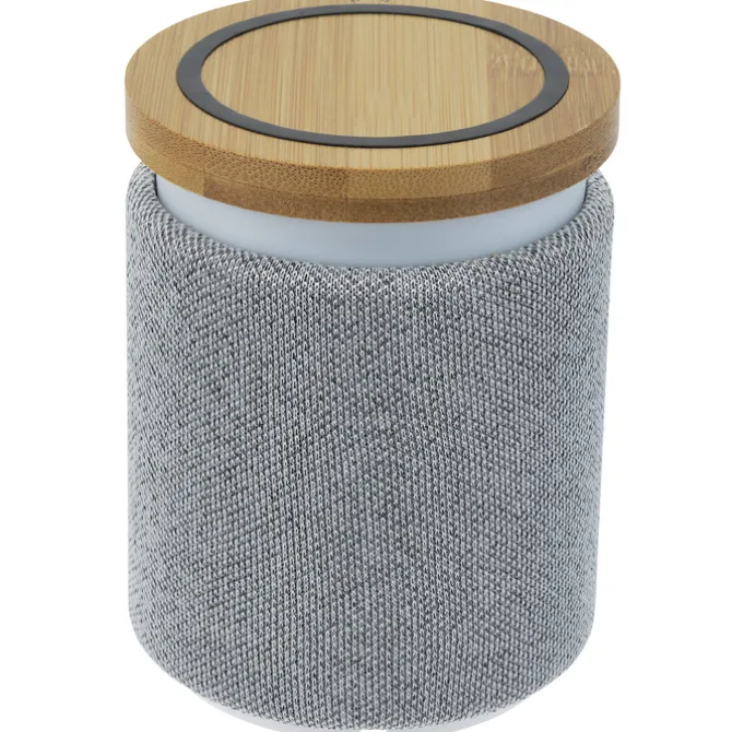 Ultra Sound Speaker with 10W Bamboo Wireless Charger