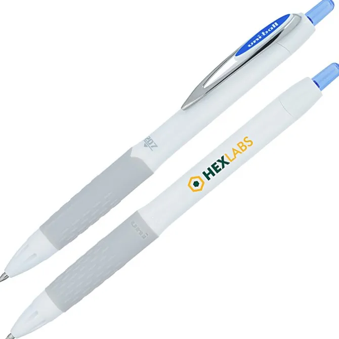 uni-ball 207 Gel Pen - White - Full Color