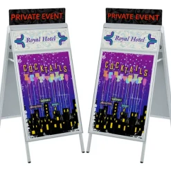 Uptown Accent A-Frame Sign - 50 inches