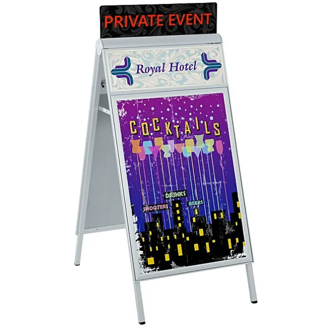 Uptown Accent A-Frame Sign - 50 inches