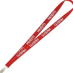 Value Lanyard - 3/4 inches - Metal Bulldog Clip