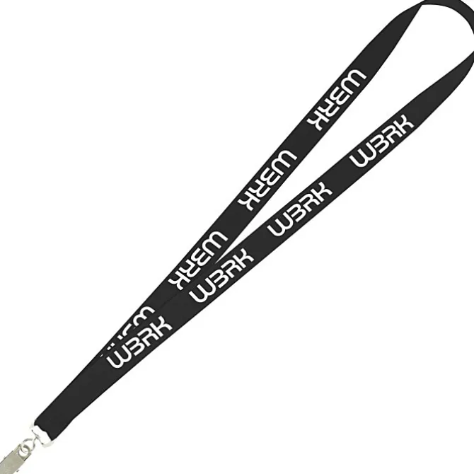 Value Lanyard - 3/4 inches - Metal Bulldog Clip