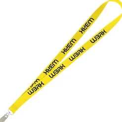 Value Lanyard - 3/4 inches - Metal Bulldog Clip