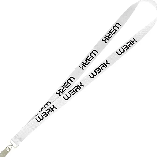 Value Lanyard - 3/4 inches - Metal Bulldog Clip