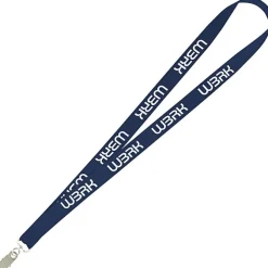 Value Lanyard - 3/4 inches - Metal Bulldog Clip - 24 hr