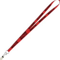 Value Lanyard - 1/2 inches - Metal Bulldog Clip
