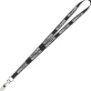 Value Lanyard - 1/2 inches - Metal Bulldog Clip - 24 hr