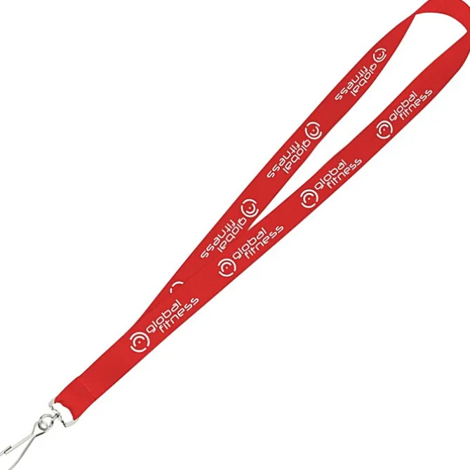 Value Lanyard - 3/4 inches - Metal Swivel Snap Hook - 24 hr
