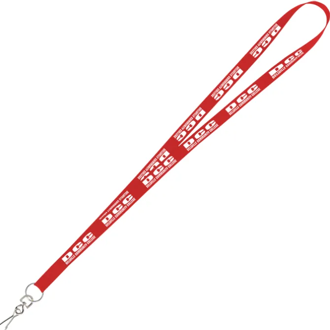 Value Lanyard - 1/2 inch - Metal Swivel Snap Hook - 24 hr