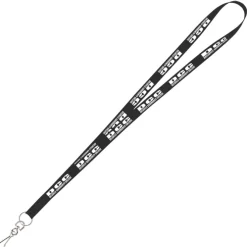 Value Lanyard - 1/2 inch - Metal Swivel Snap Hook - 24 hr