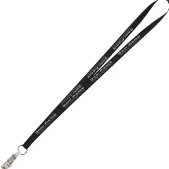 Value Lanyard - 1/2 inch - Snap with Metal Bulldog Clip