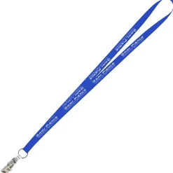 Value Lanyard - 1/2 inch - Snap with Metal Bulldog Clip
