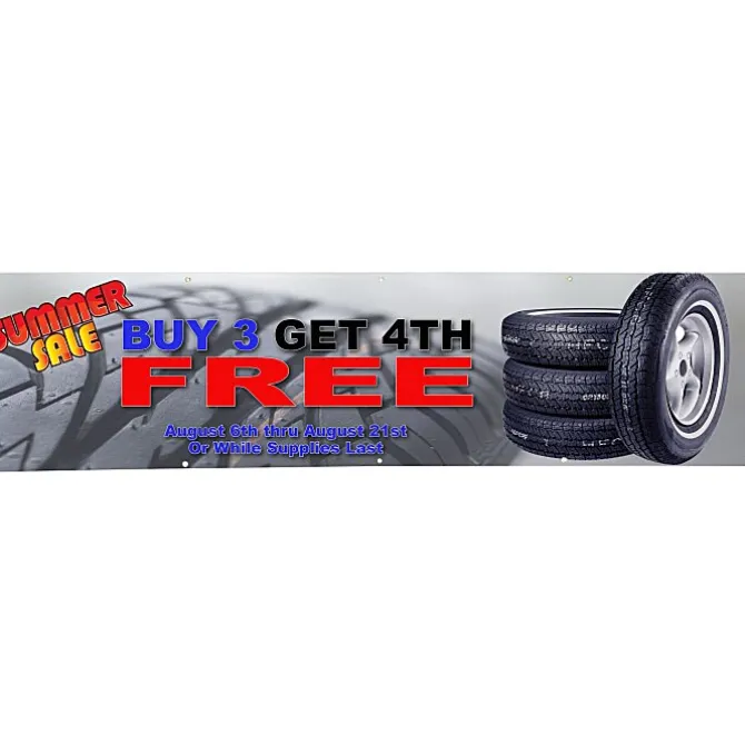 Value Outdoor Banner - 2' x 8'