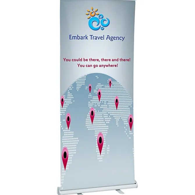 Value Retractable Banner Display - 33-1/2 inches